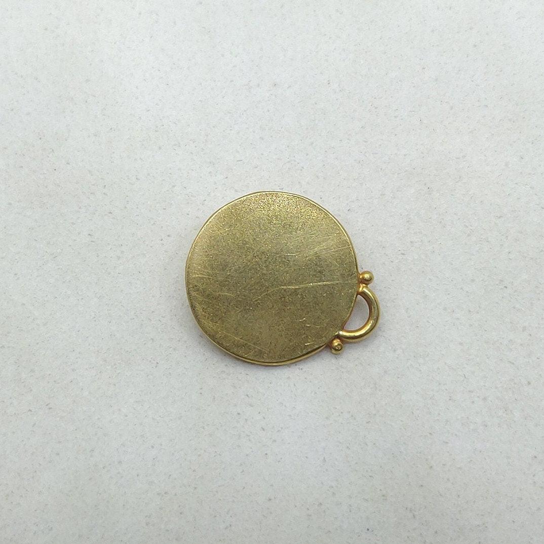 Turquoise Handmade 18k Gold Pendant - Kanika Creations