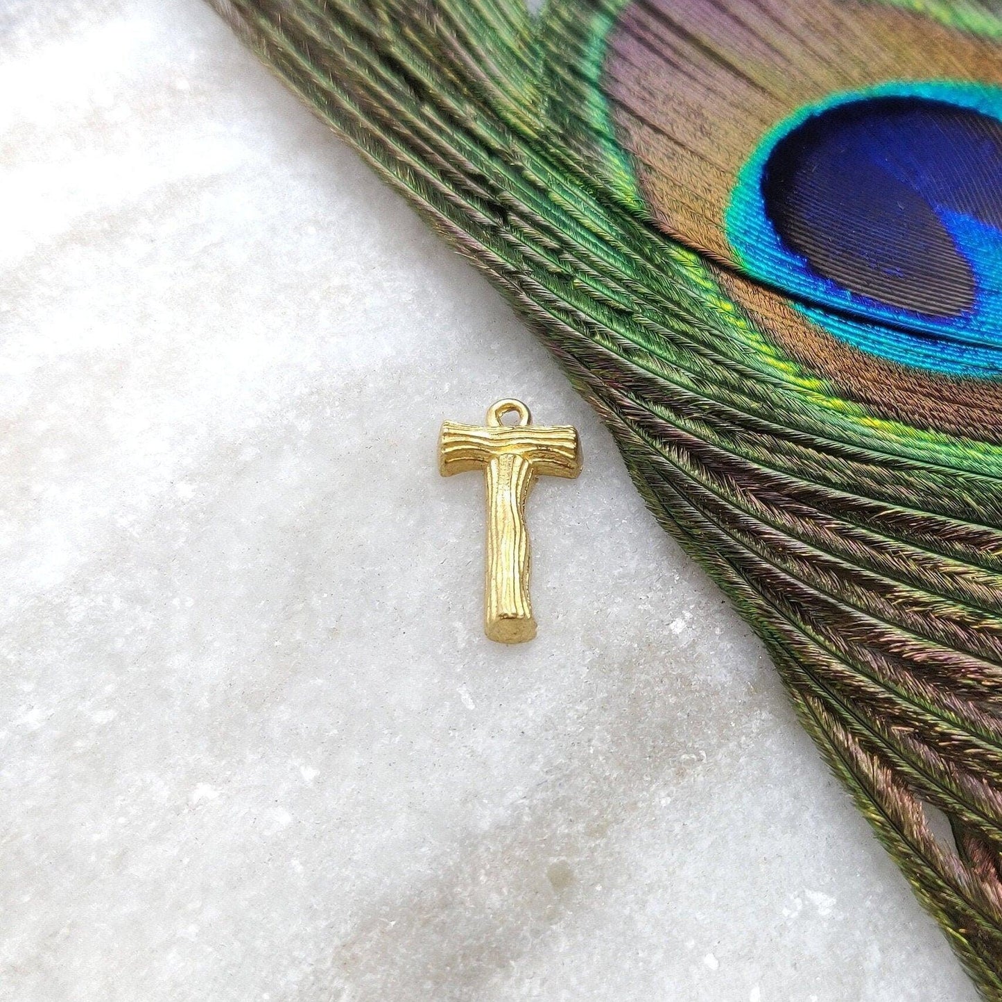 T Alphabet Pendant Charm Initial Letter - Kanika Creations