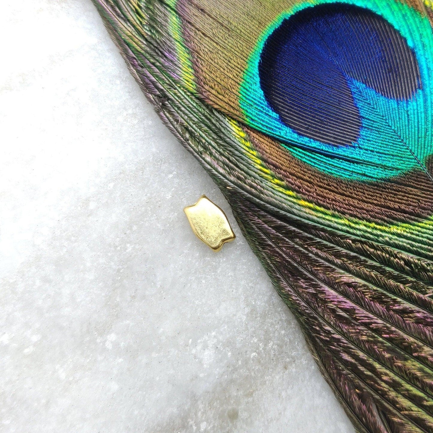 18k Solid Yellow Gold Fancy Spacer Beads - Kanika Creations