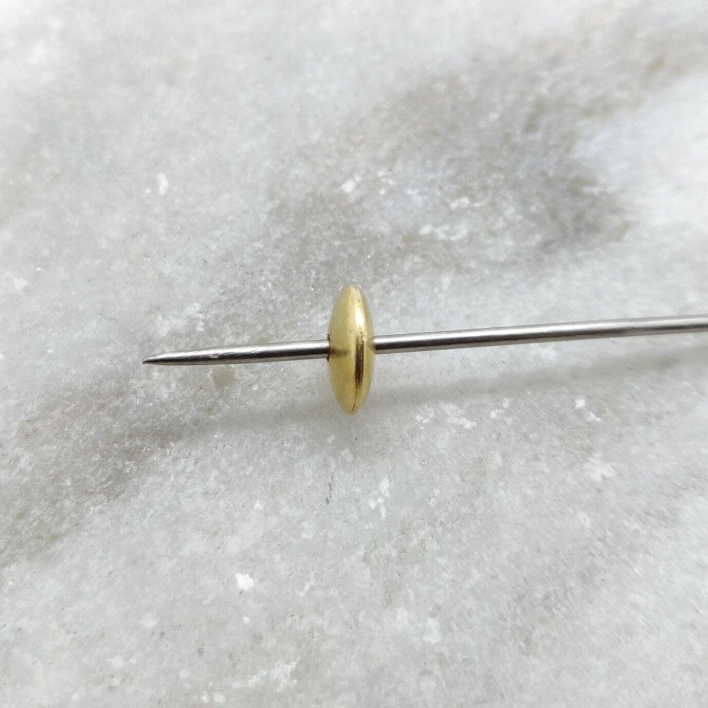 18k Solid Yellow Gold Spacer Beads 3x8mm - Kanika Creations