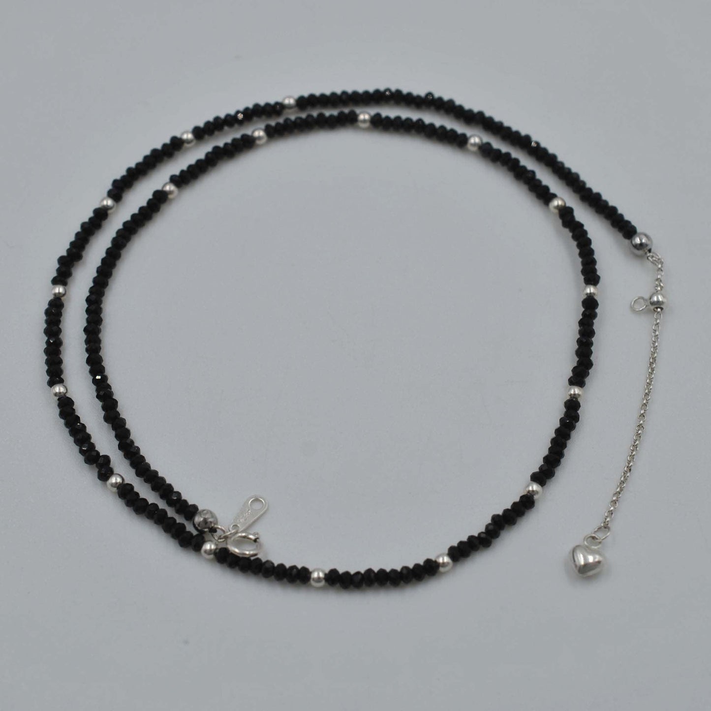 Natural Black Spinel Beaded Women Necklace - Kanika Creations