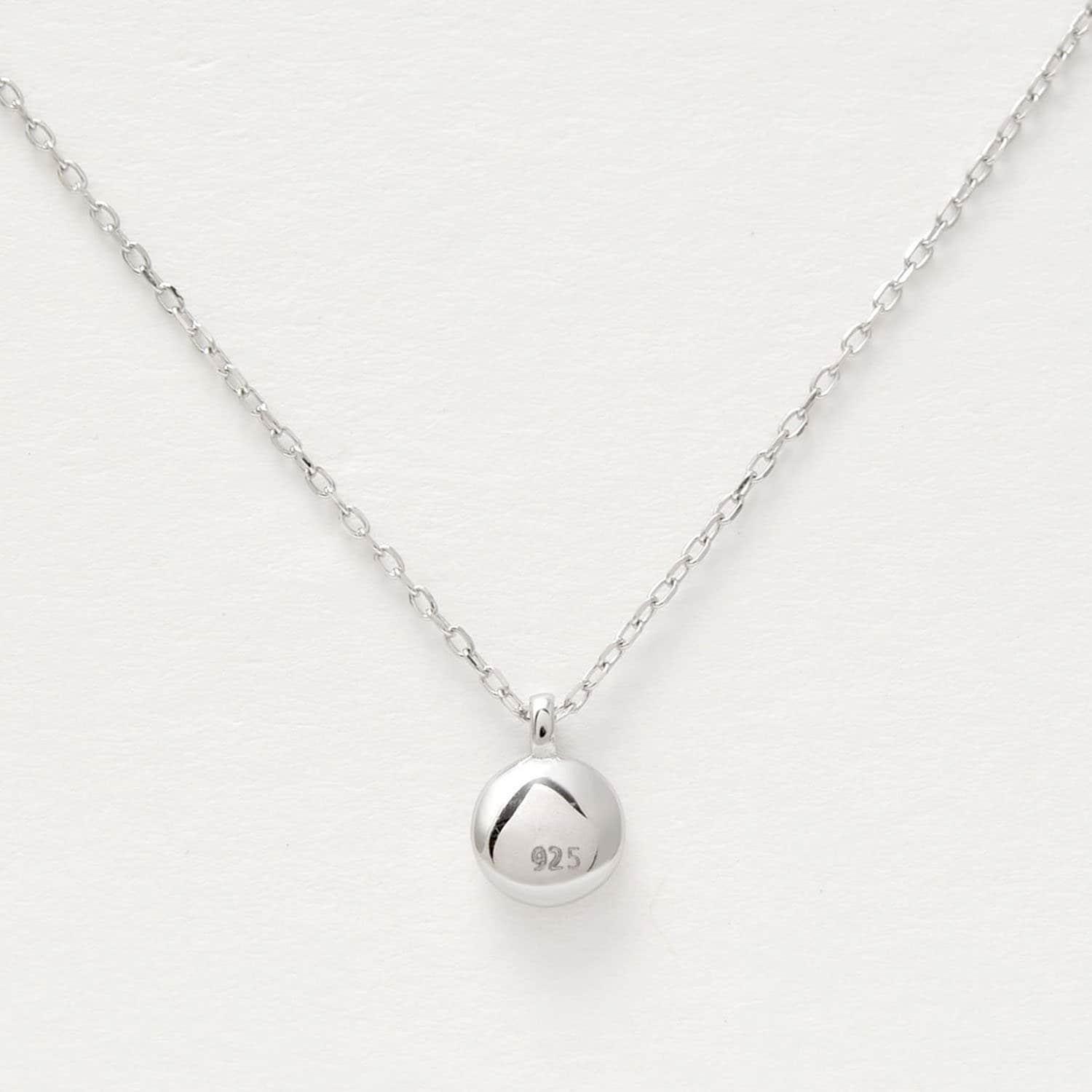 925 Sterling Silver Disc Charm Necklace - Kanika Creations