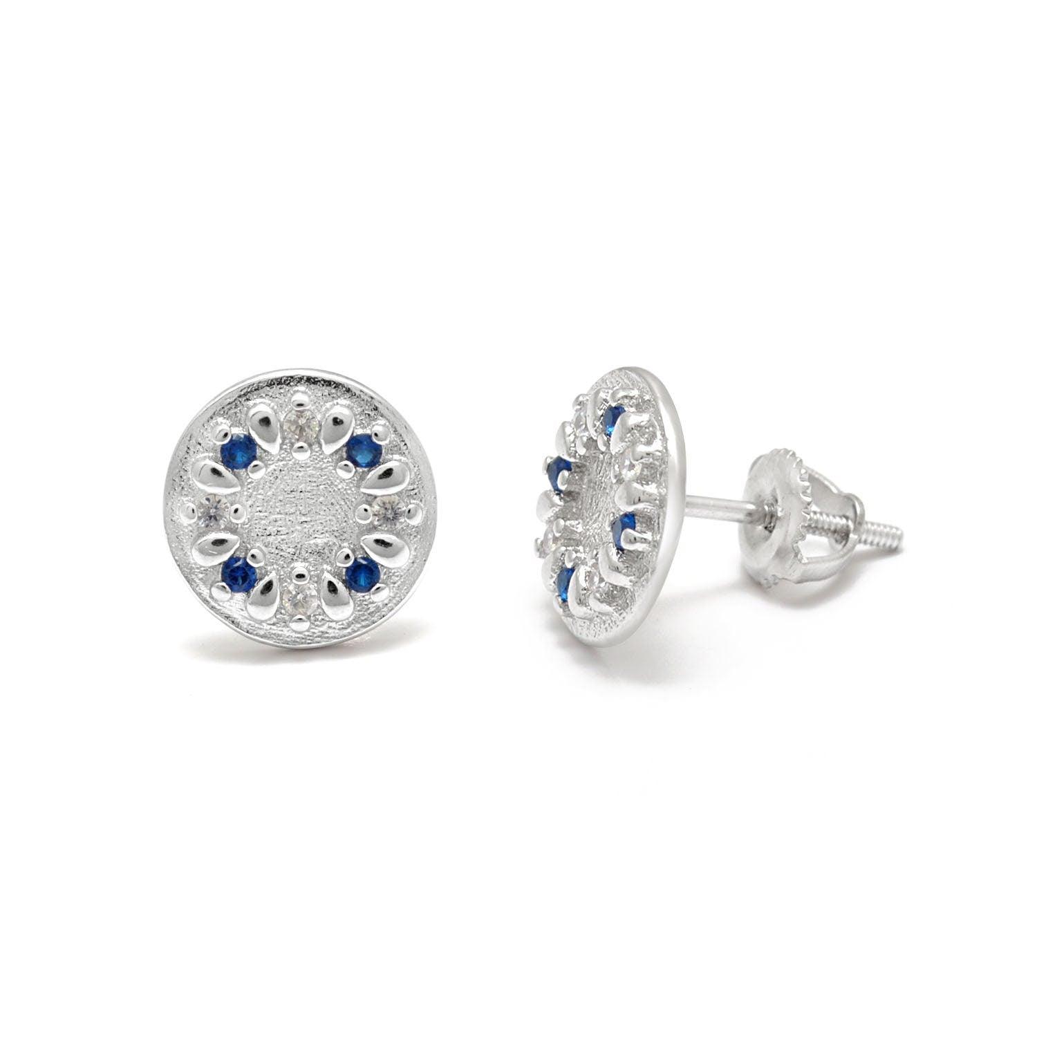 Cubic Zirconia Silver Jewelry Set Cz Pendant Earring Jewelry Set - Kanika Creations