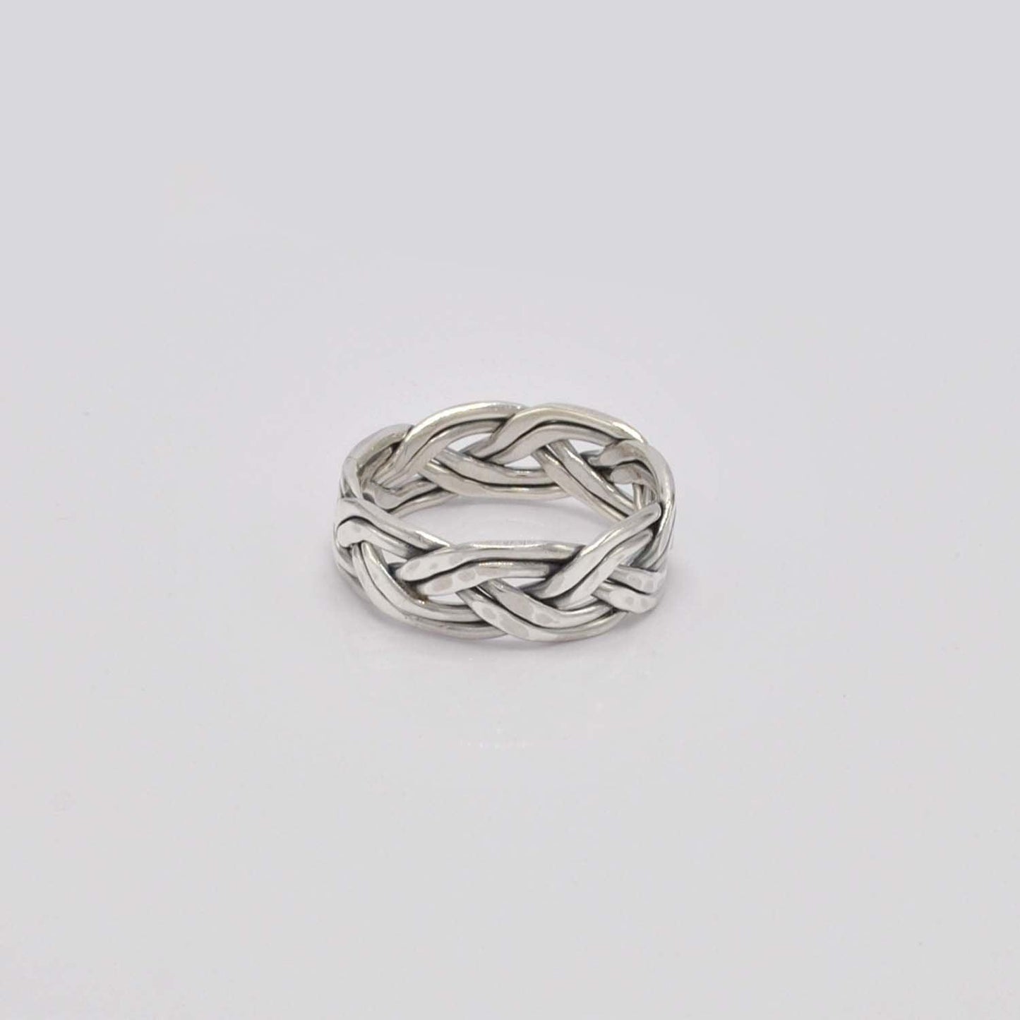 Silver Woven Ring Size 12 - Kanika Creations