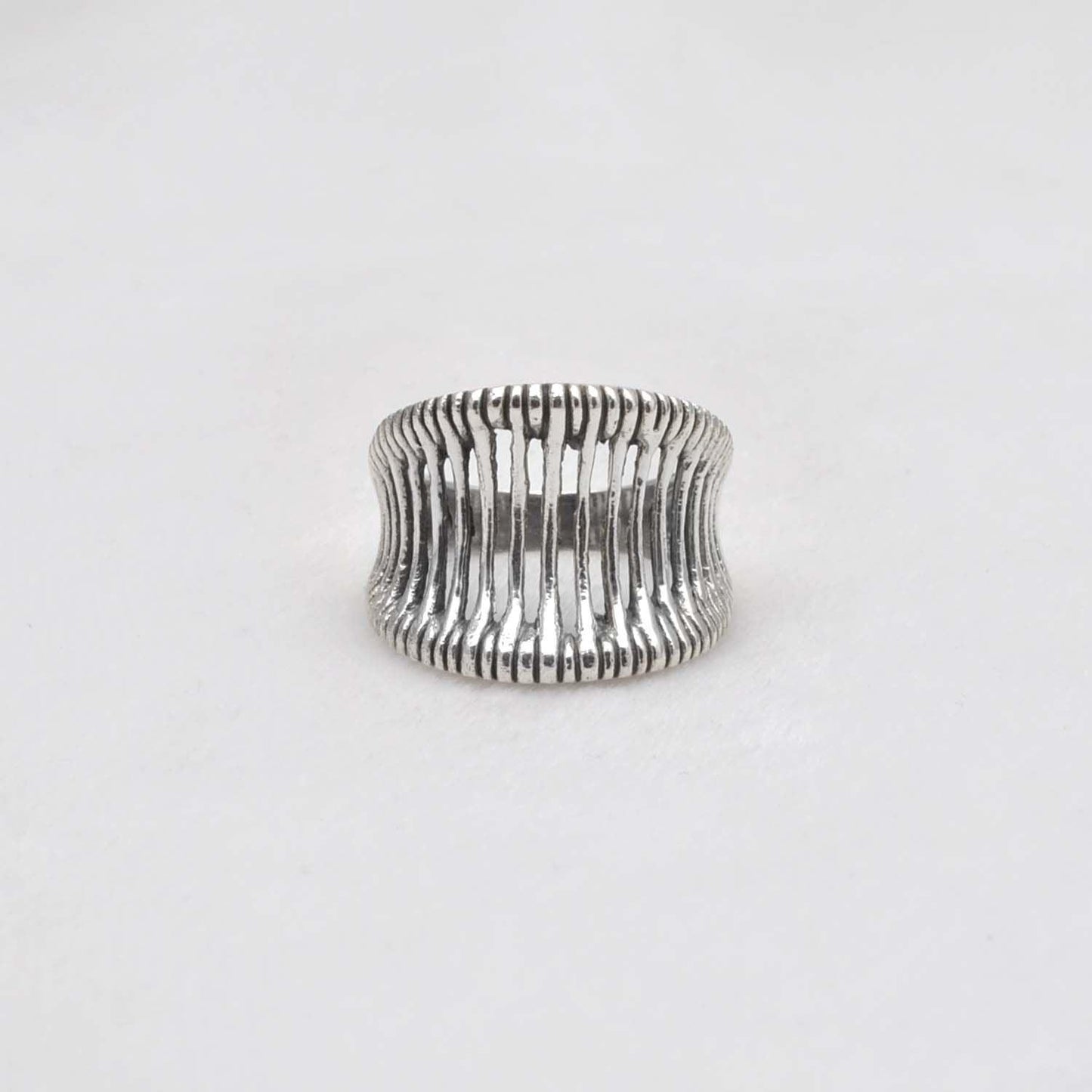 Vintage Silver Band Ring Size 10 - Kanika Creations