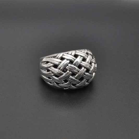 925 Sterling Silver Dome Ring 10 US - Kanika Creations