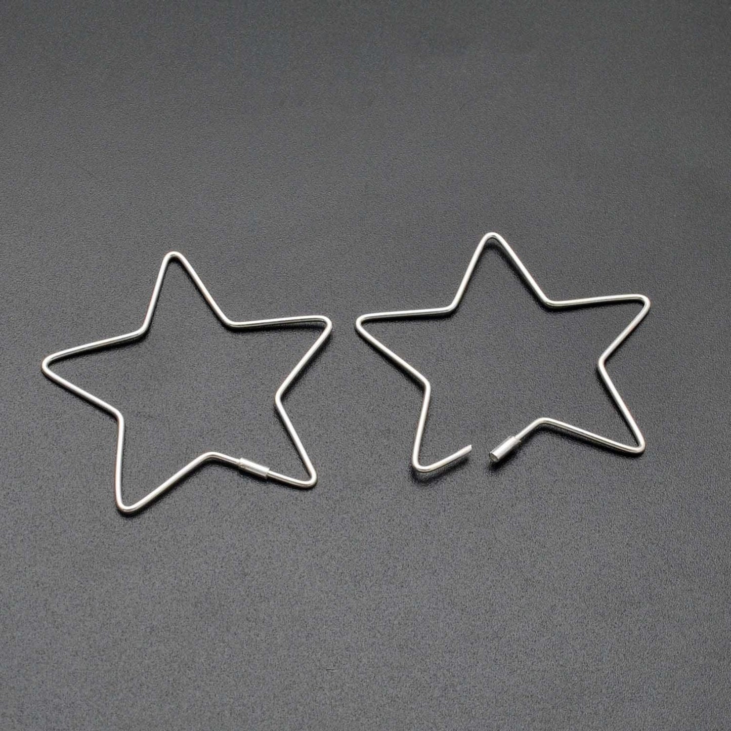 Star Minimalist Sliver Dainty Ear Clips Earrings - Kanika Creations