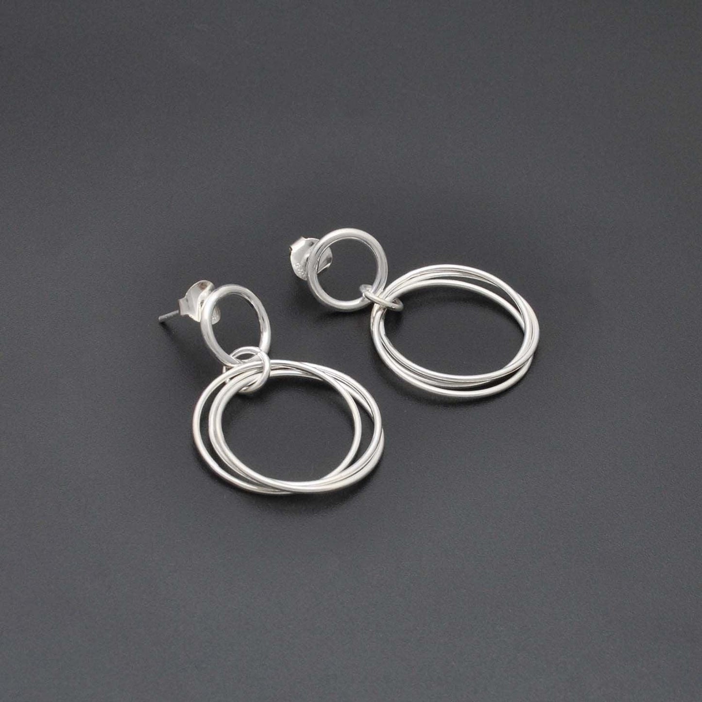 925 Silver Contemporary Stud Earring - Kanika Creations