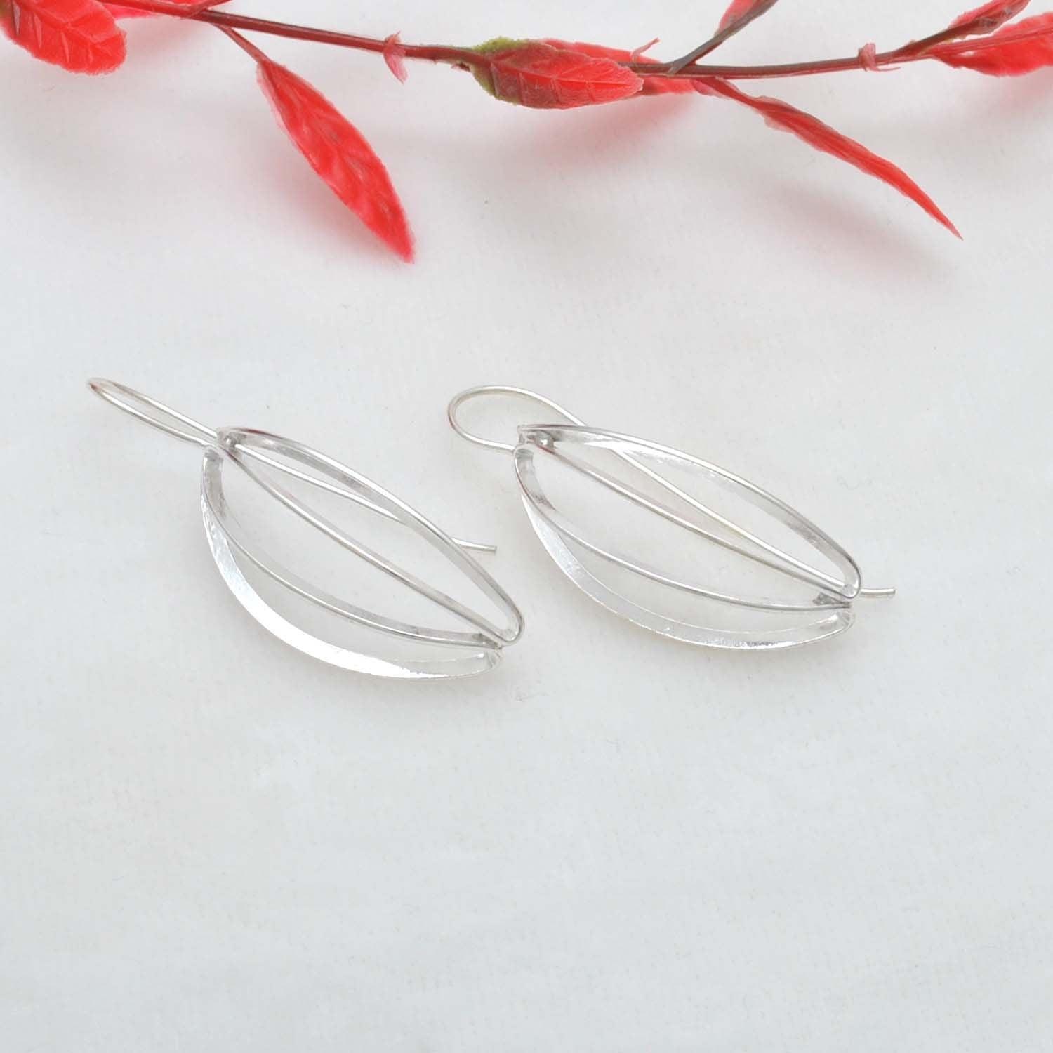 Women's Fashion Curved Drop Dangle Earring - Kanika Creations