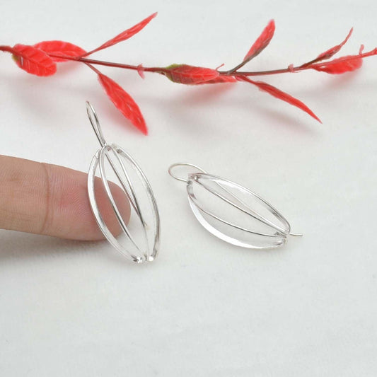 Women's Fashion Curved Drop Dangle Earring - Kanika Creations