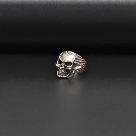 Silver Skull Ring Size 9 - Kanika Creations
