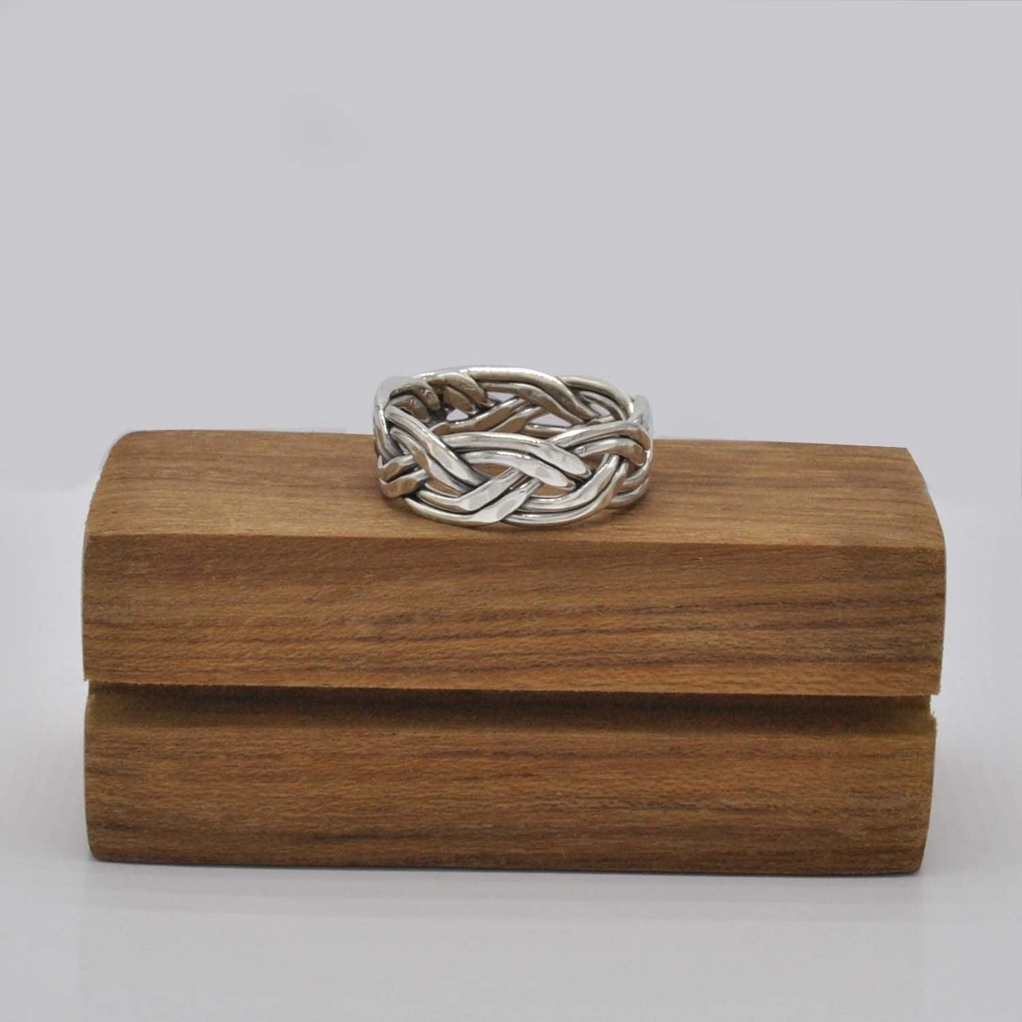 Silver Woven Ring Size 12 - Kanika Creations