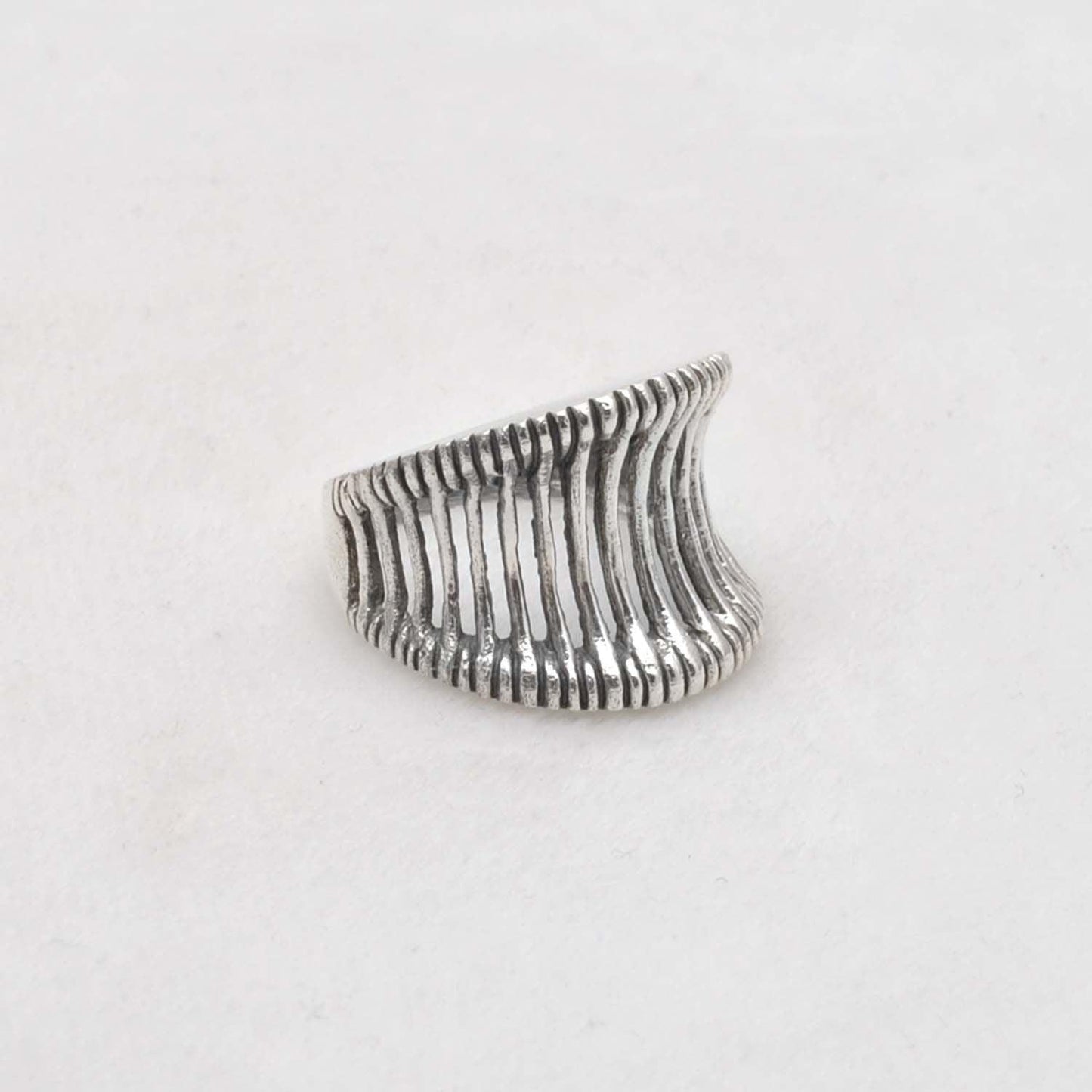 Vintage Silver Band Ring Size 10 - Kanika Creations