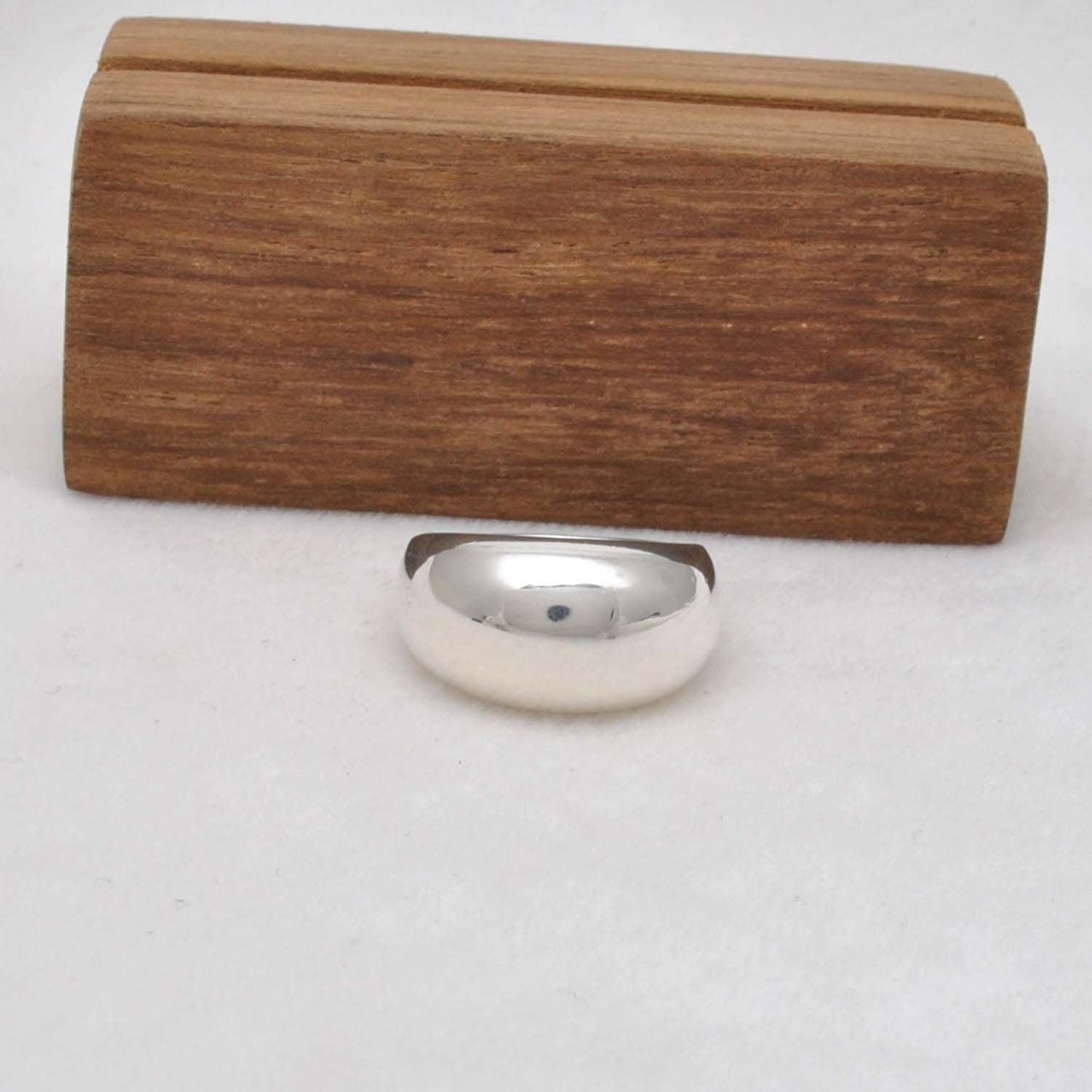 Sterling Silver Dome Ring, Size 9 - Kanika Creations