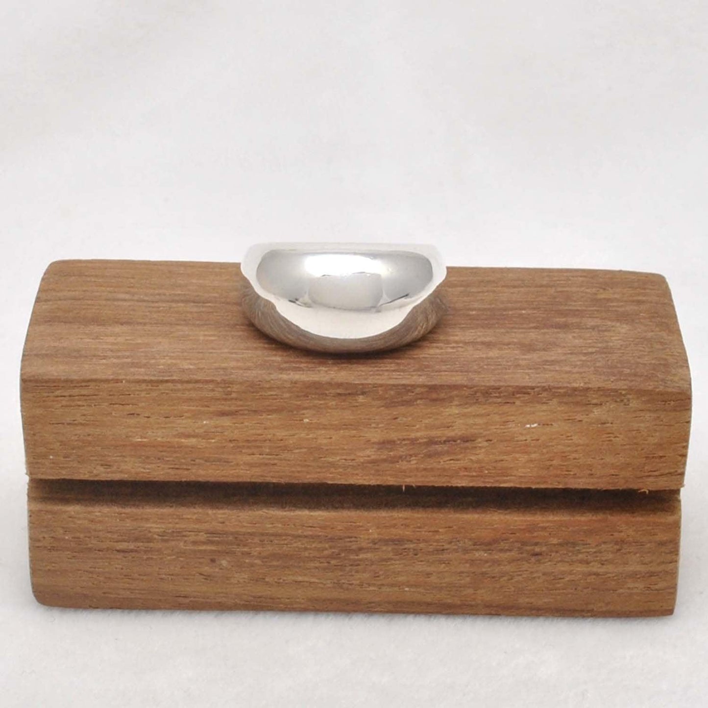 Sterling Silver Dome Ring, Size 9 - Kanika Creations