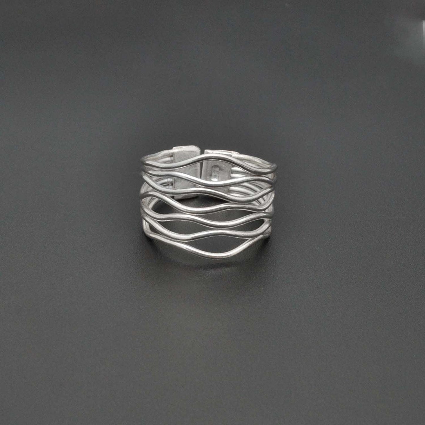 925 Sterling Silver Women Band Ring Size 9 - Kanika Creations