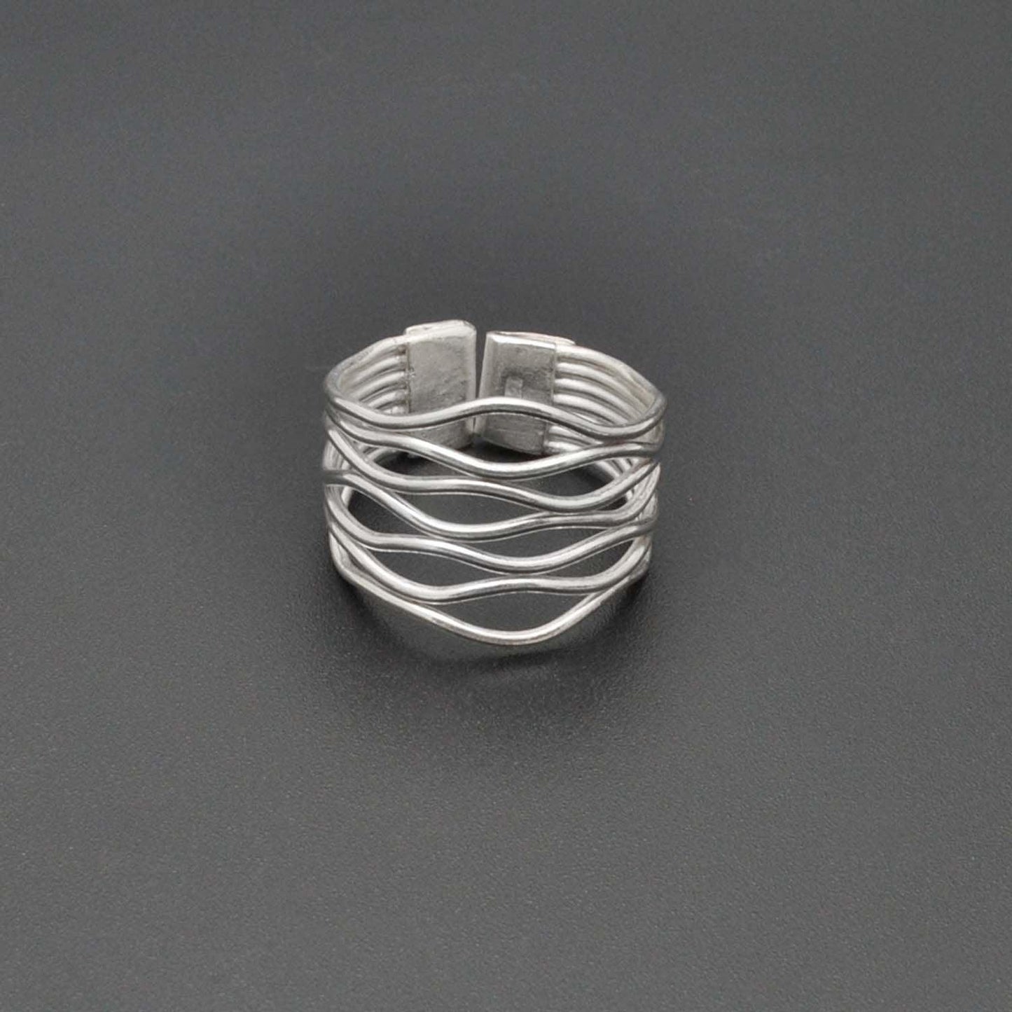 925 Sterling Silver Women Band Ring Size 9 - Kanika Creations