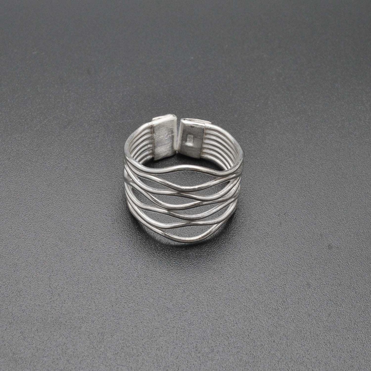 925 Sterling Silver Women Band Ring Size 9 - Kanika Creations