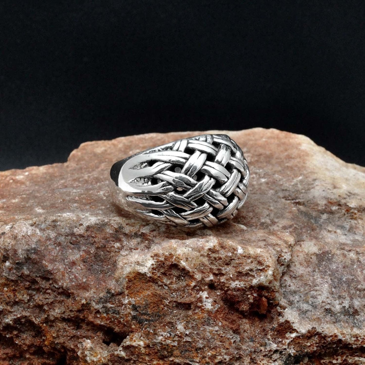925 Sterling Silver Dome Ring 10 US - Kanika Creations