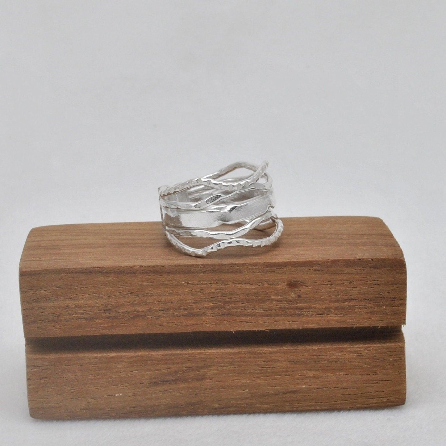Sterling Silver Ring 10 Adjustable Boho Jewelry - Kanika Creations
