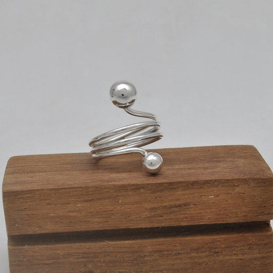 925 Sterling Silver Women Statement Ring Size 8 - Kanika Creations