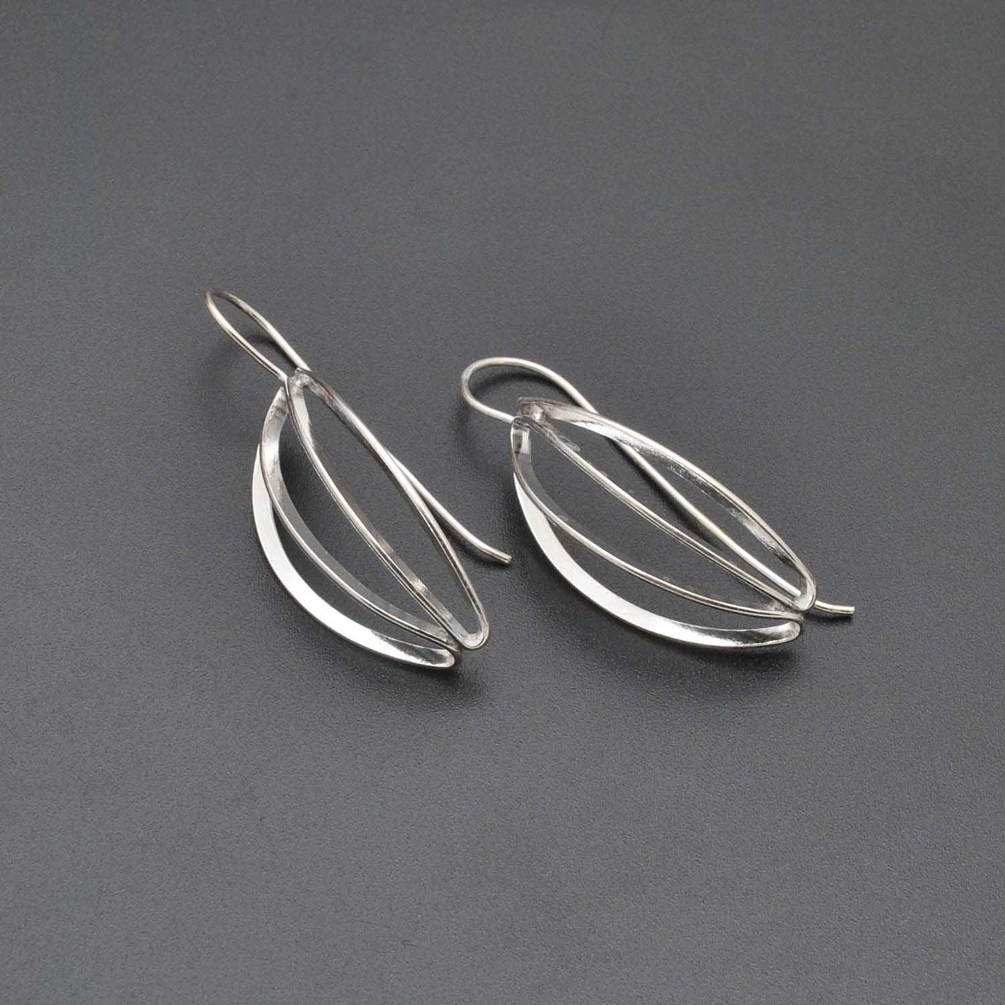 Women's Fashion Curved Drop Dangle Earring - Kanika Creations