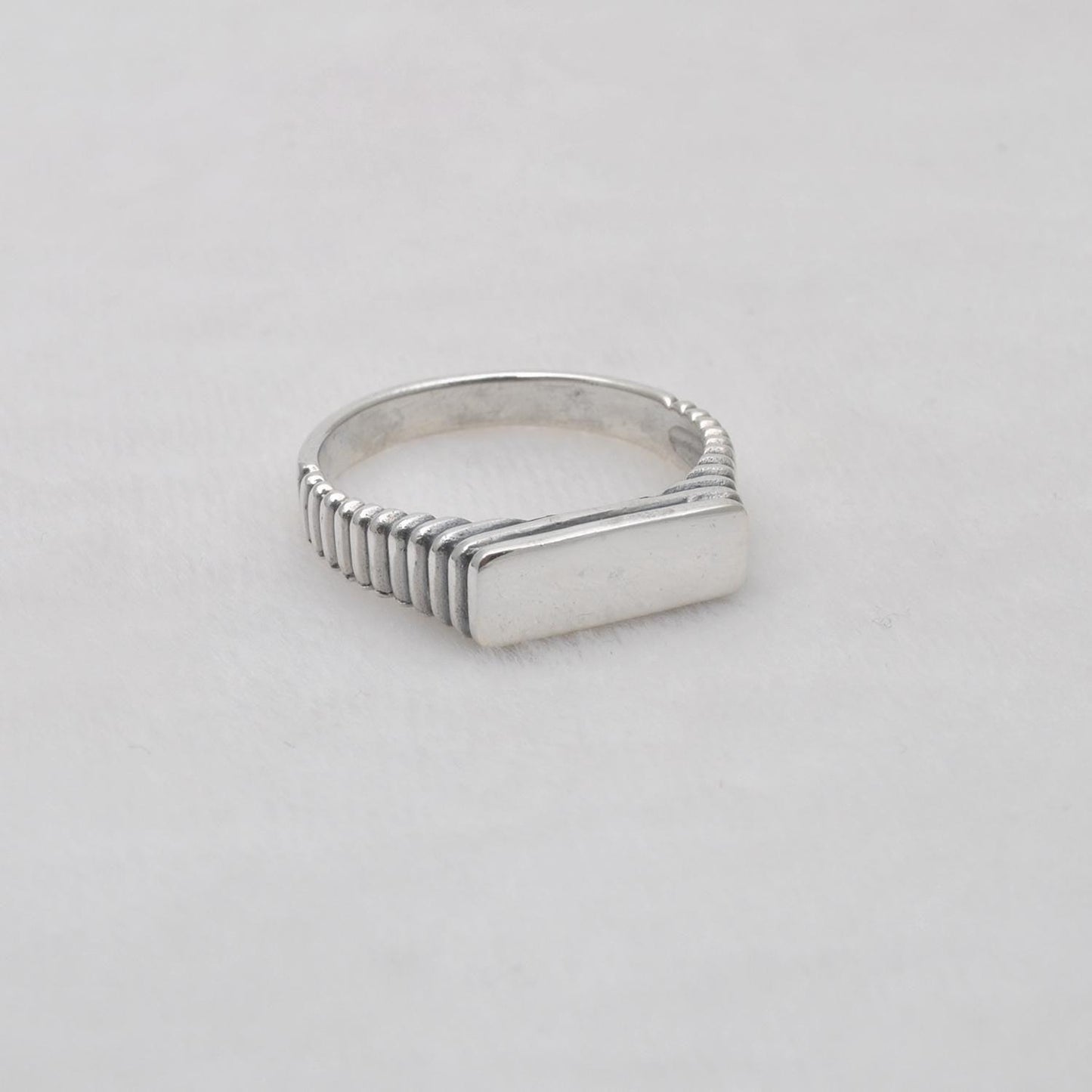 Signet Men's Thumb Ring Size 14 - Kanika Creations