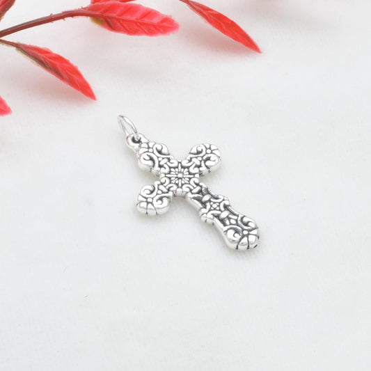 925 Sterling Silver Holy Cross Pendant - Kanika Creations