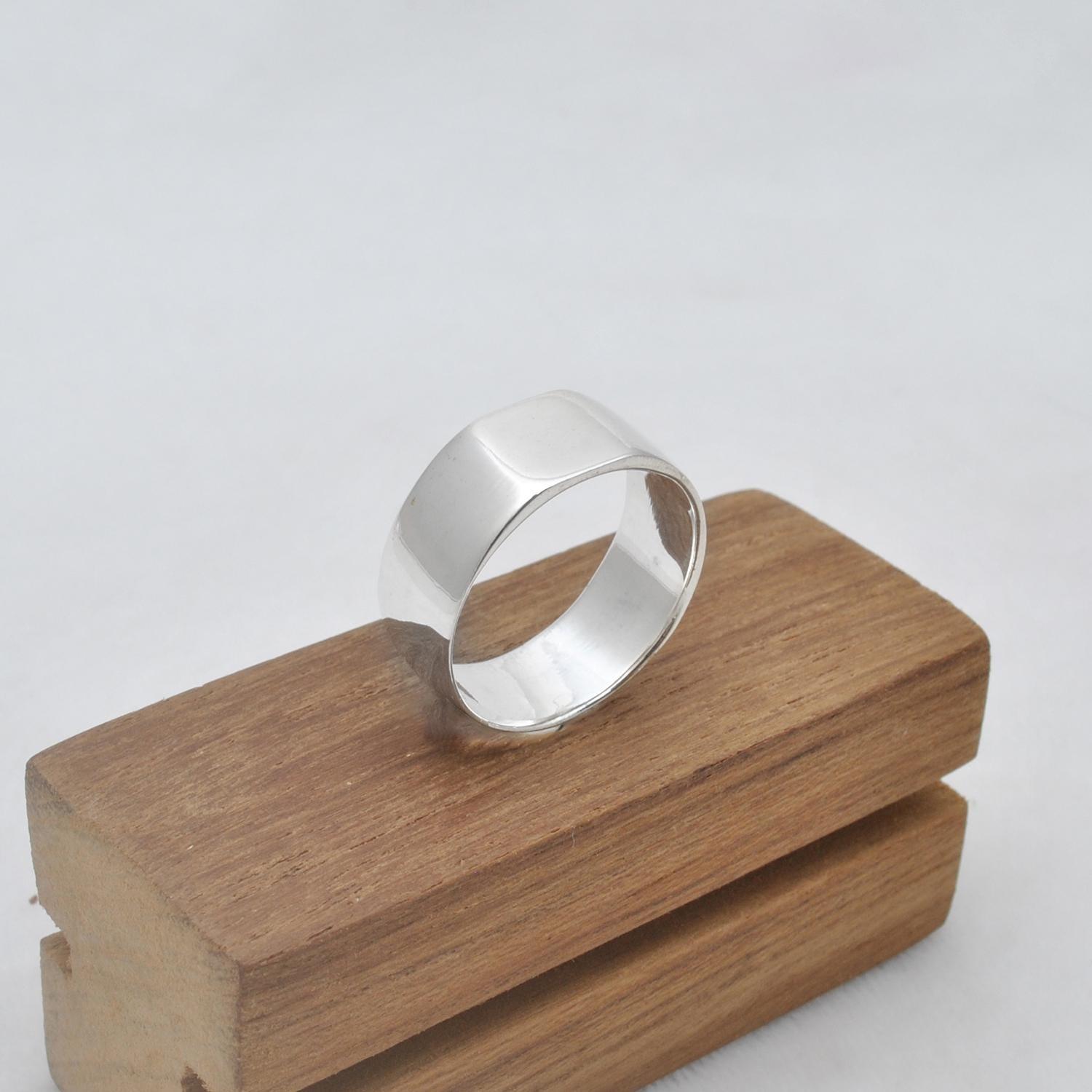 Silver Signet Ring Size 12 Christmas Gift - Kanika Creations