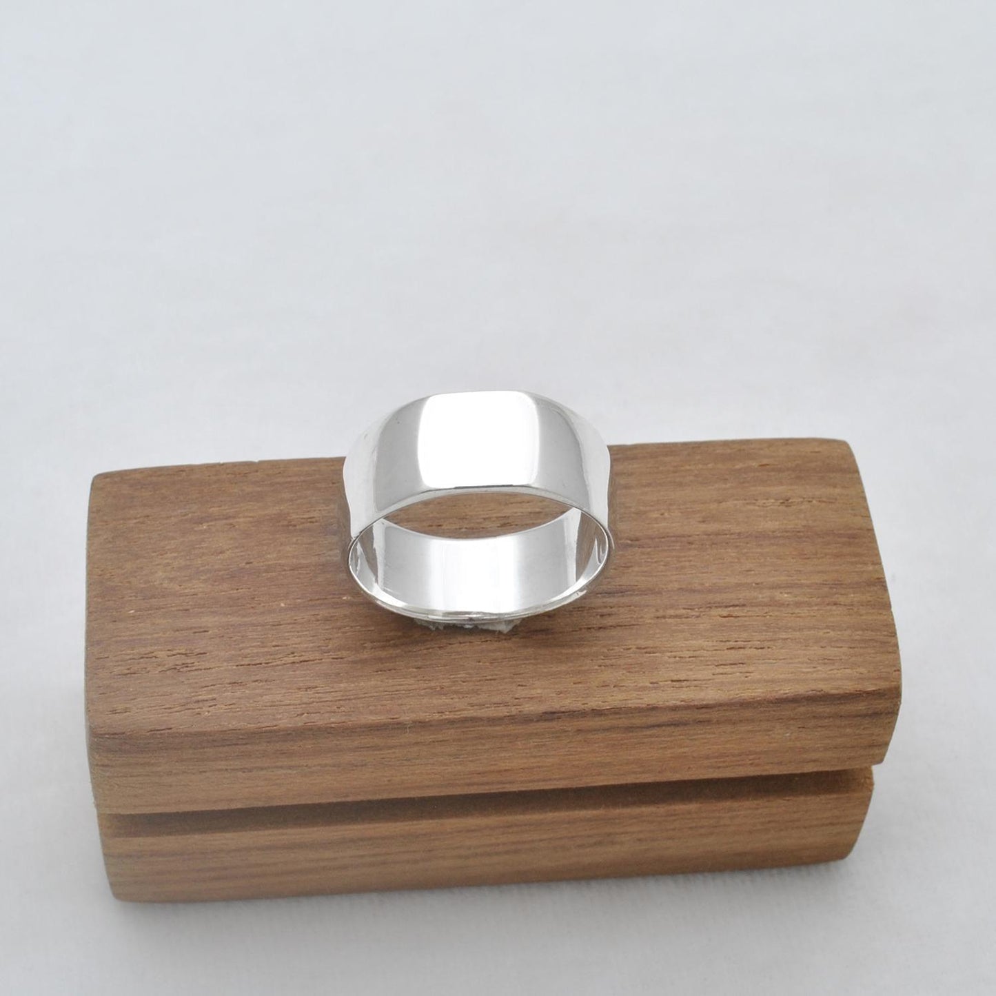 Silver Signet Ring Size 12 Christmas Gift - Kanika Creations