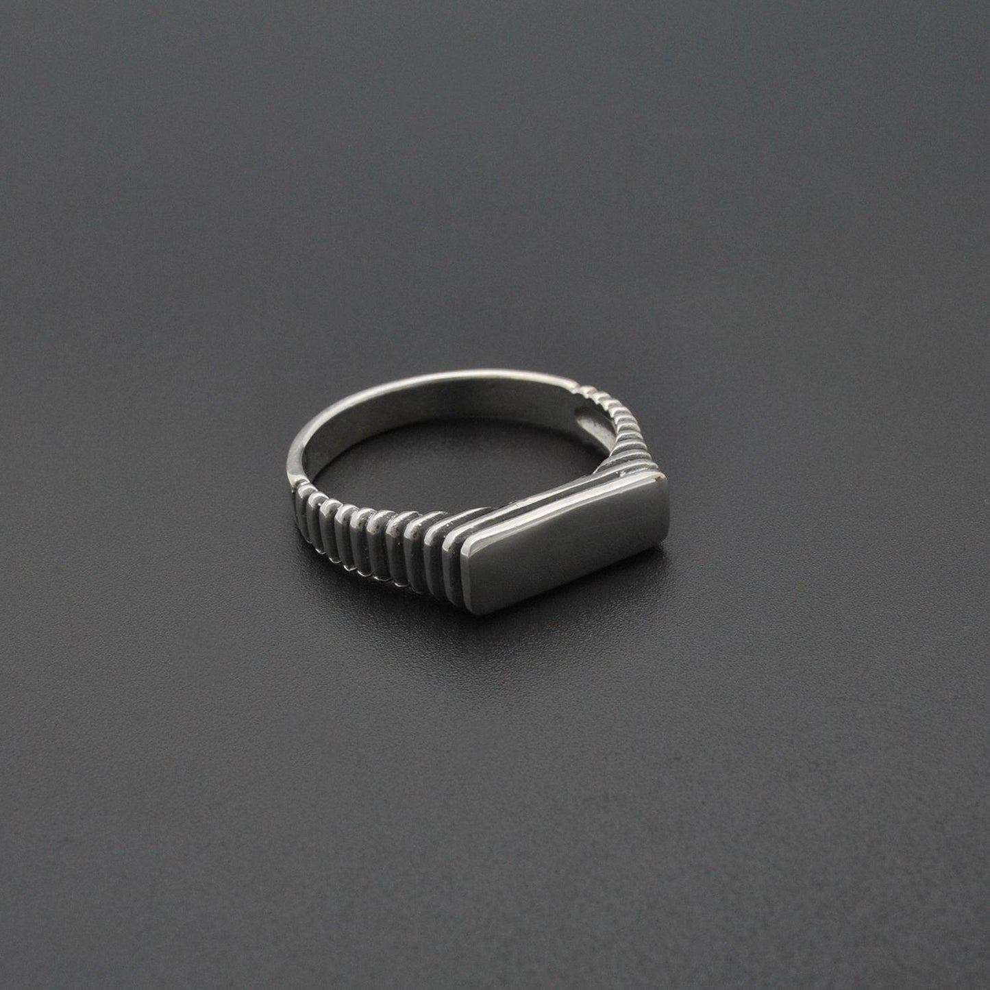 Signet Men's Thumb Ring Size 14 - Kanika Creations