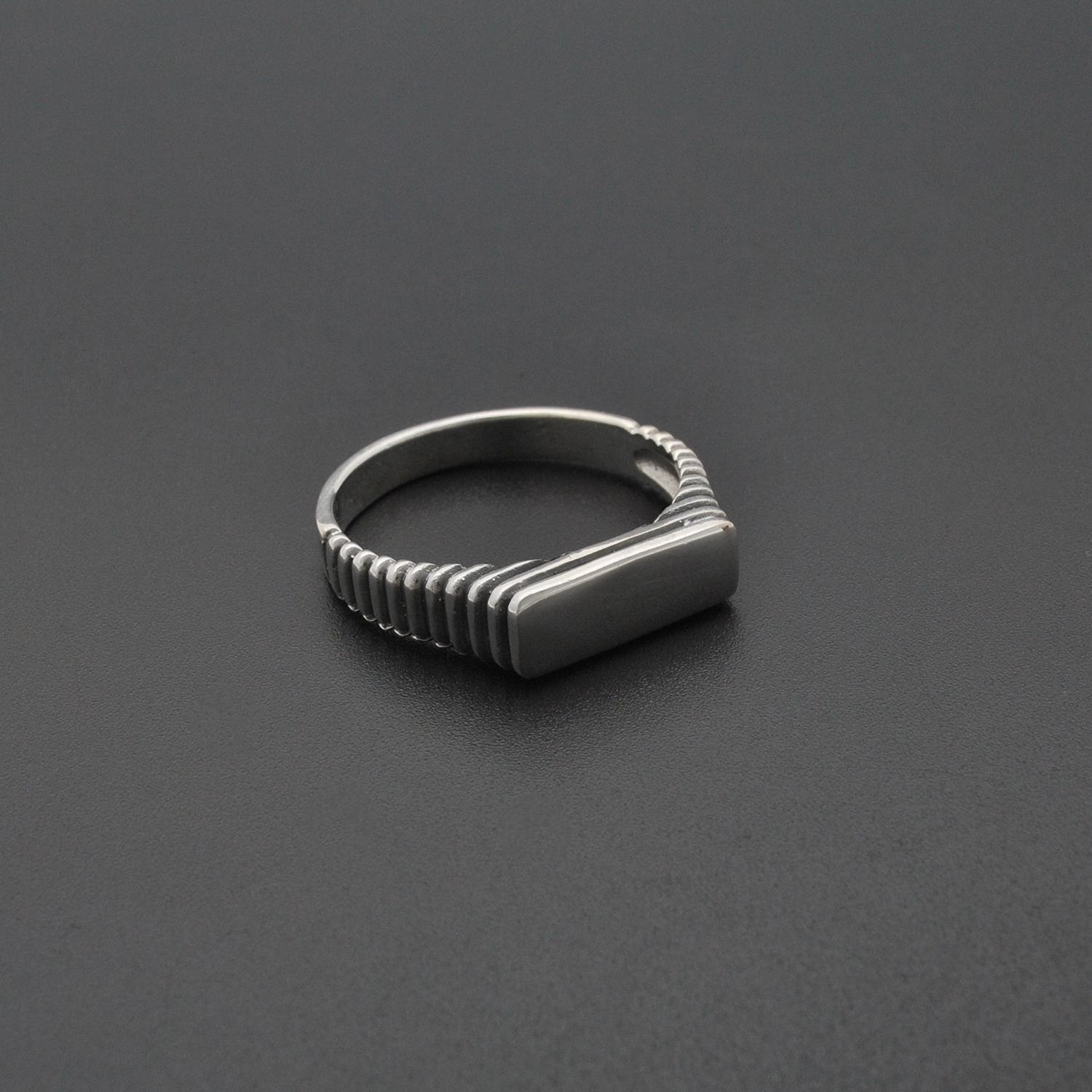 Signet Men's Thumb Ring Size 14 - Kanika Creations