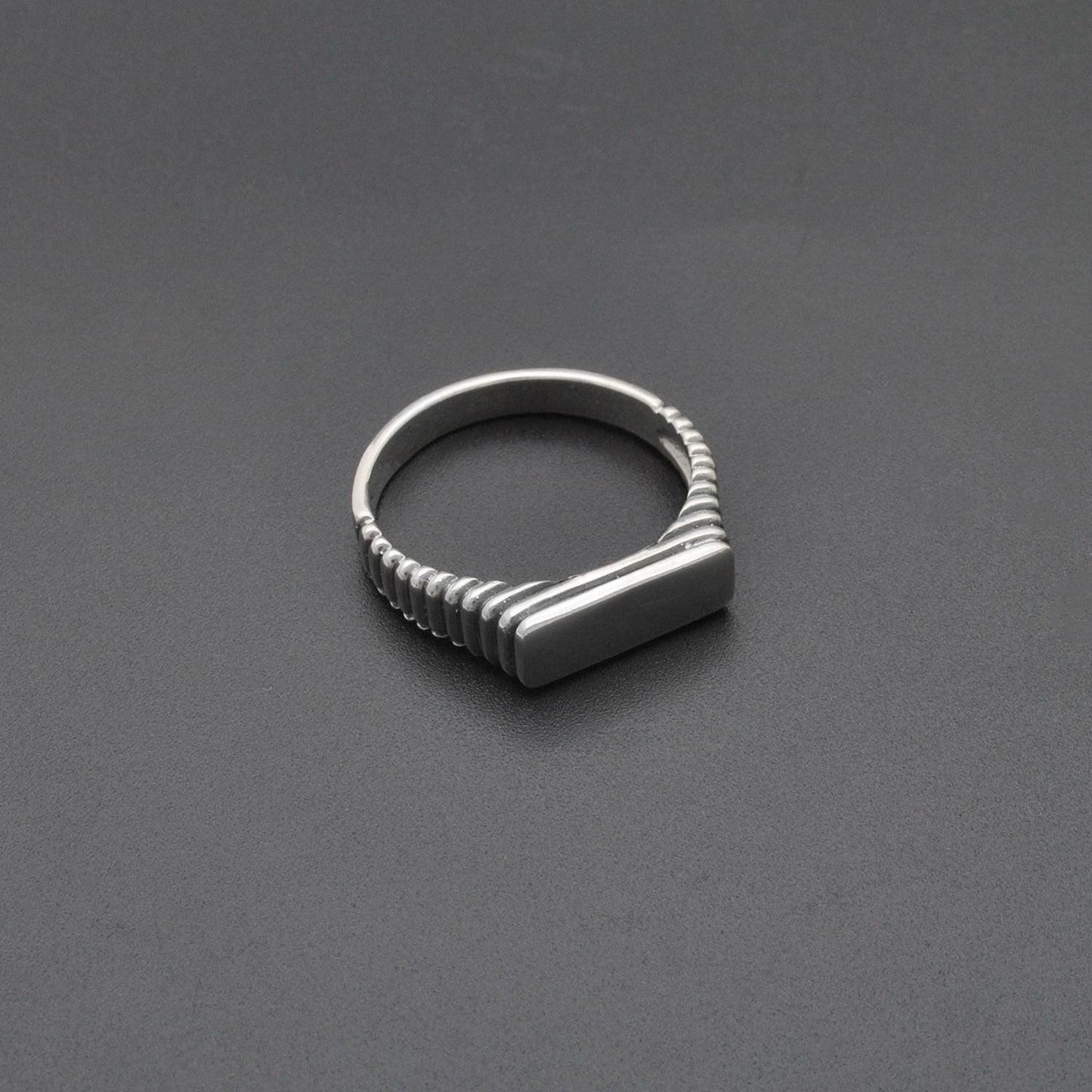 Signet Men's Thumb Ring Size 14 - Kanika Creations