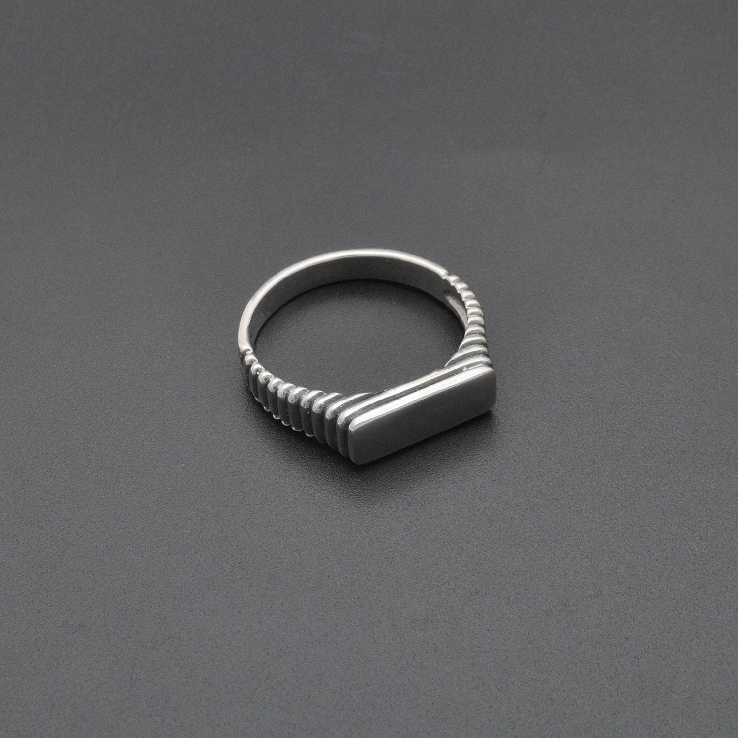 Signet Men's Thumb Ring Size 14 - Kanika Creations