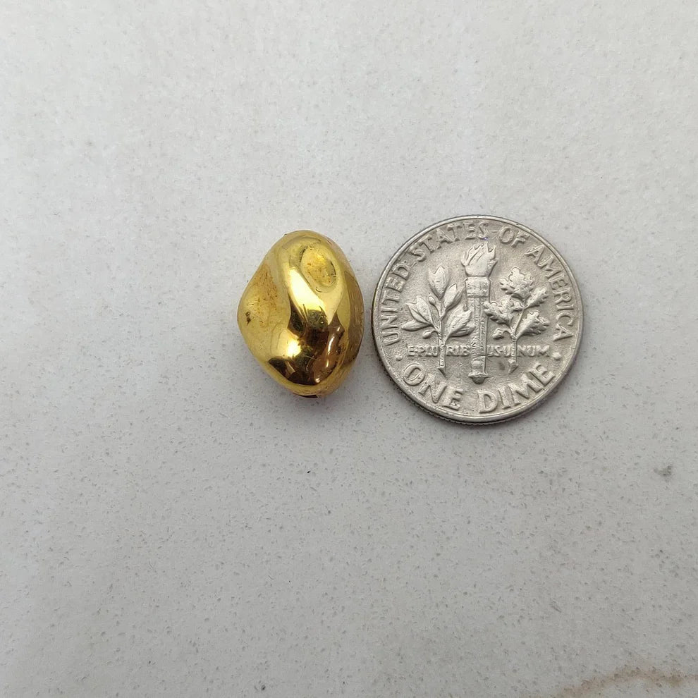 18k Yellow Gold Spacer Bead
