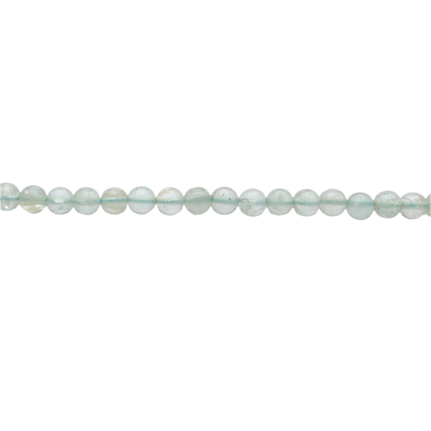 Ocean blue aquamarine round beads Jaipur wholesale scale reference