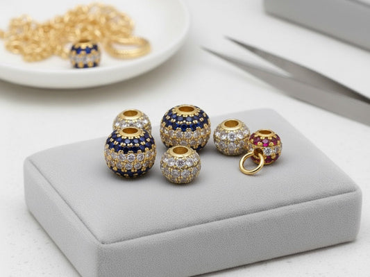 Pave Diamond Findings Wholesale