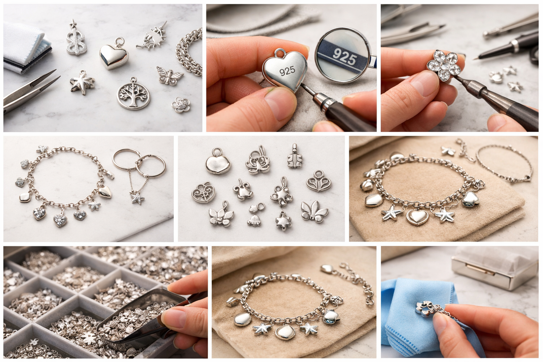 How to Choose High-Quality 925 Sterling Silver Charms for Your Jewelry Business