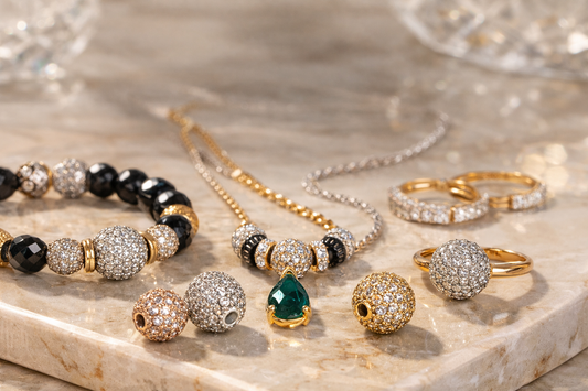 How Pavé Diamond Beads Add Sparkle to Handmade Jewelry