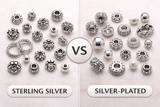 Sterling Silver Spacers vs Silver-Plated Spacers