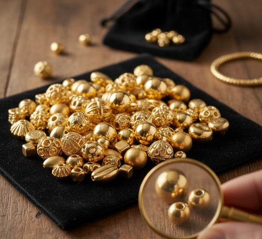 Wholesale 18K Solid Gold Beads