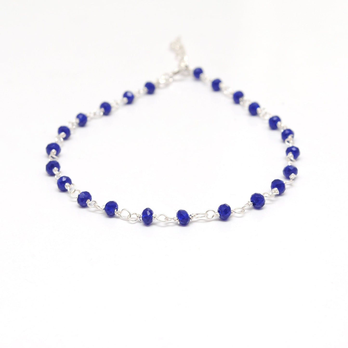 Multi-Stone Sterling Silver Bracelet with Amethyst, Moonstone & More - Kanika Creations - Kanika Creations