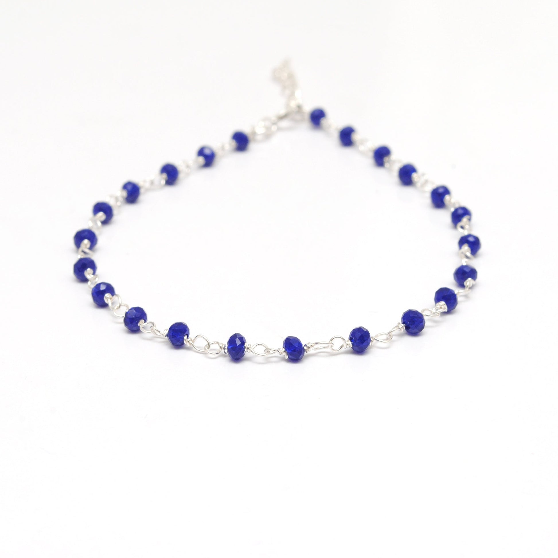 Multi-Stone Sterling Silver Bracelet with Amethyst, Moonstone & More - Kanika Creations - Kanika Creations