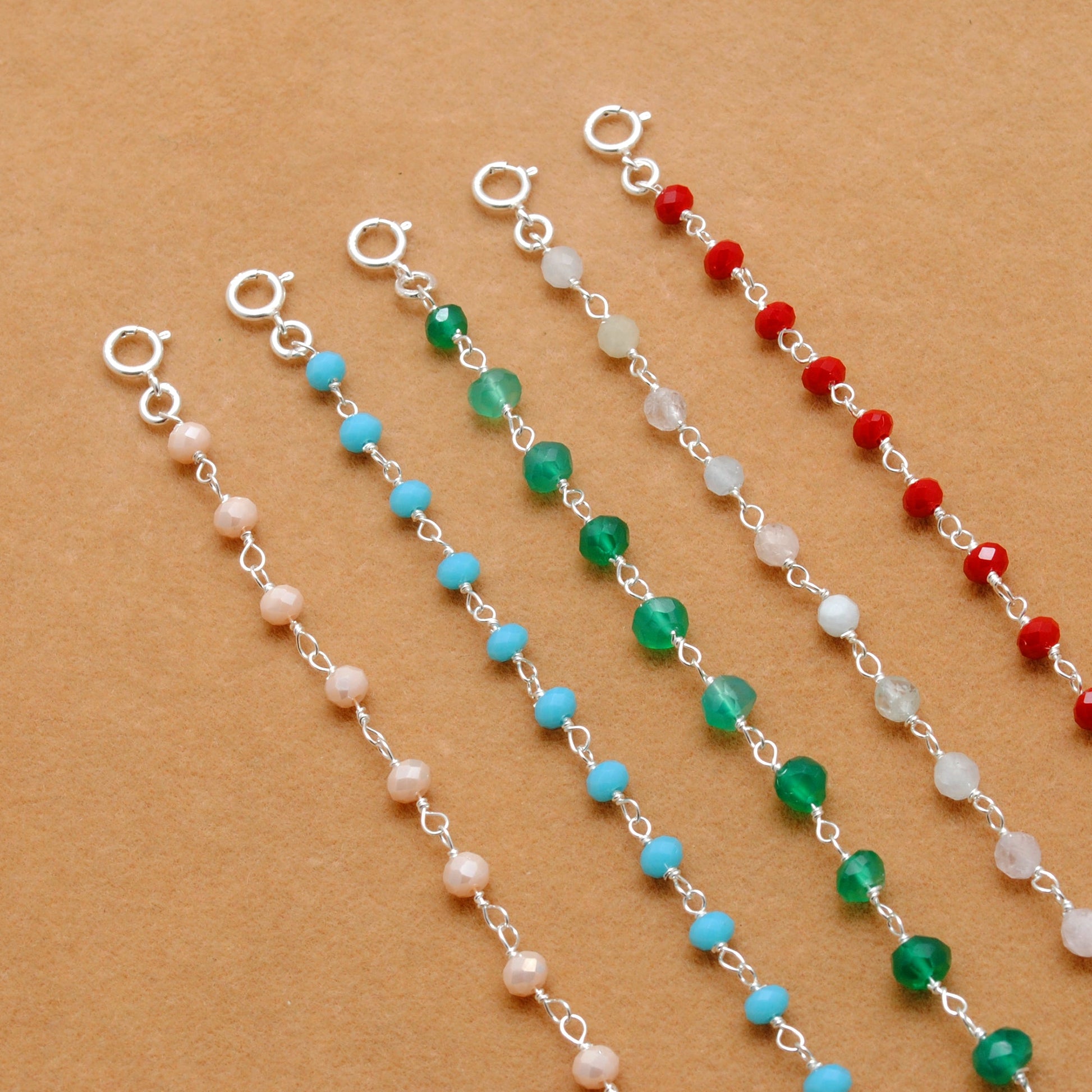 925 Sterling Silver Radiance Necklace – Chalcedony & Onyx Gem - Kanika Creations