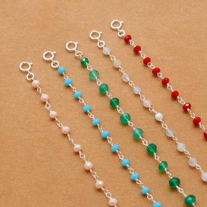 925 Sterling Silver Radiance Necklace – Chalcedony & Onyx Gem - Kanika Creations