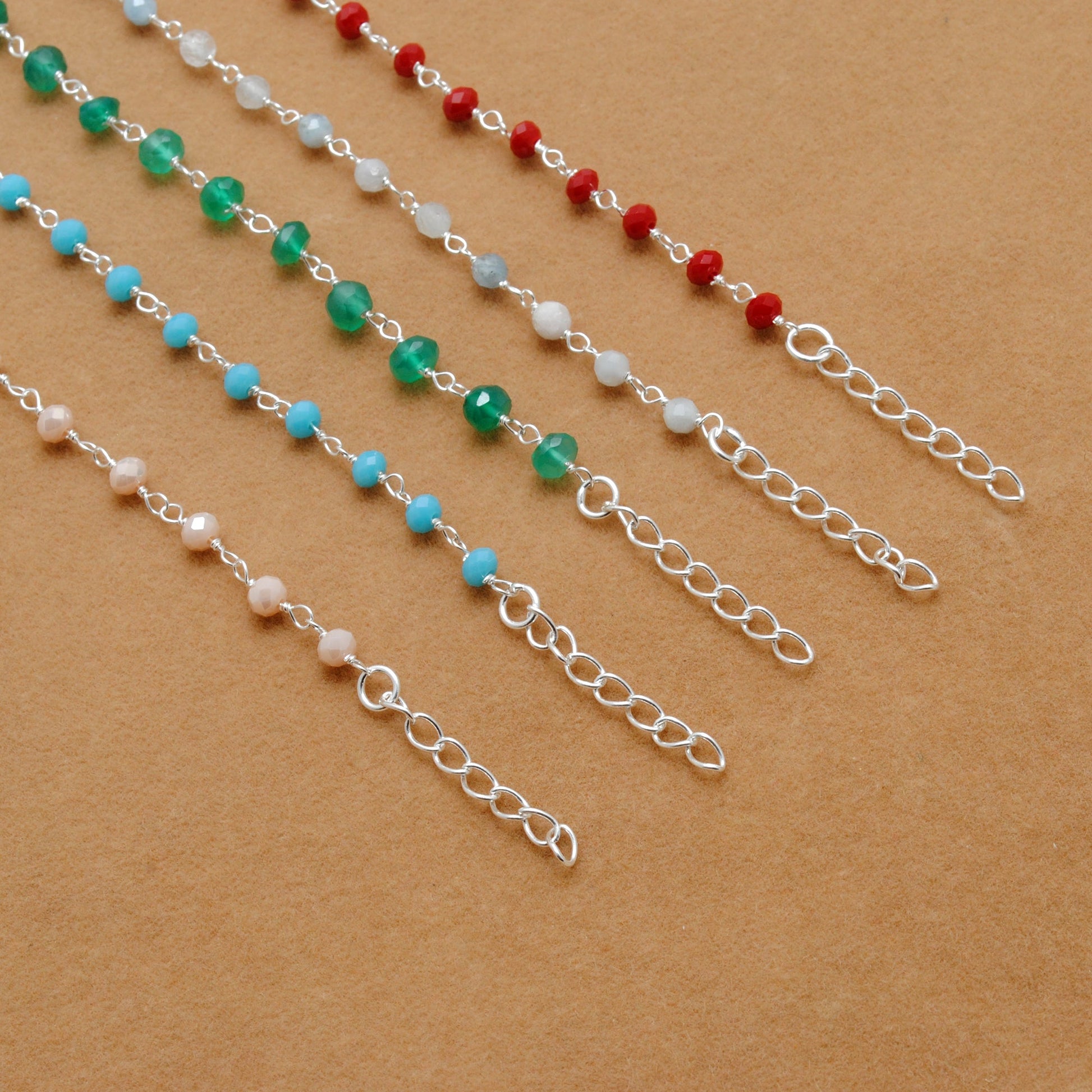 925 Sterling Silver Radiance Necklace – Chalcedony & Onyx Gem - Kanika Creations
