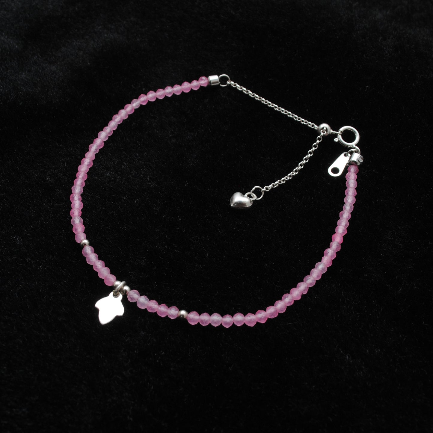 Pink Chalcedony Bracelet Christmas Gift