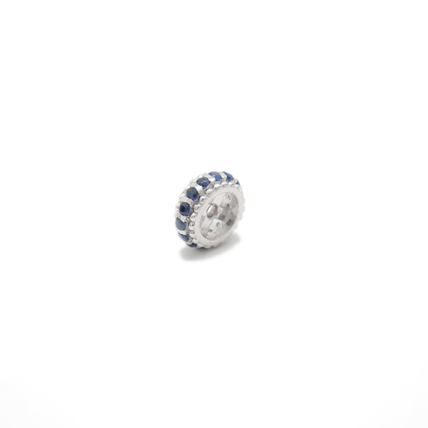 Gemstone Rondelle Spacers Tsavorite Ruby Sapphire Diamond Jewelry Making Findings Beads