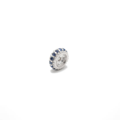 Gemstone Rondelle Spacers Tsavorite Ruby Sapphire Diamond Jewelry Making Findings Beads