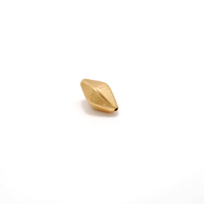 18k Solid Yellow Gold Fancy Spacer Findings Beads 9x6mm